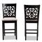 Baxton Studio Devon Sand Upholstered and Espresso Wood 2-Piece Pub Chair Set 166-10766 - alternate 3